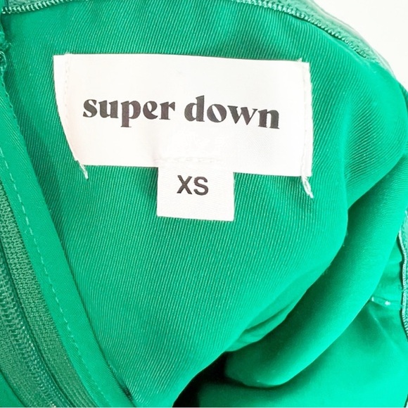 Revolve Superdown Green Strapless Midi Dress (XS) - Picture 9 of 9